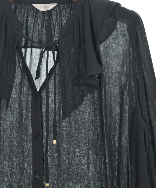 SLOBE IENA（スローブイエナ）ブラウス 黒 サイズ:F レディース/2200631364078