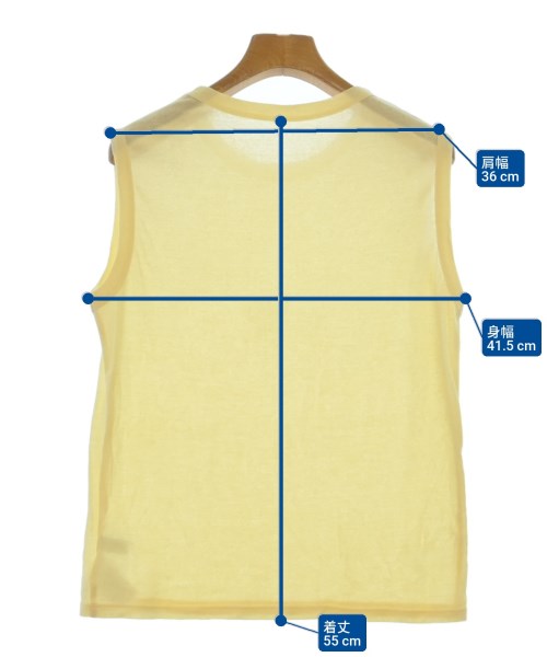 SLOBE IENA（スローブイエナ）ベスト 黄 サイズ:F レディース/2200616907115
