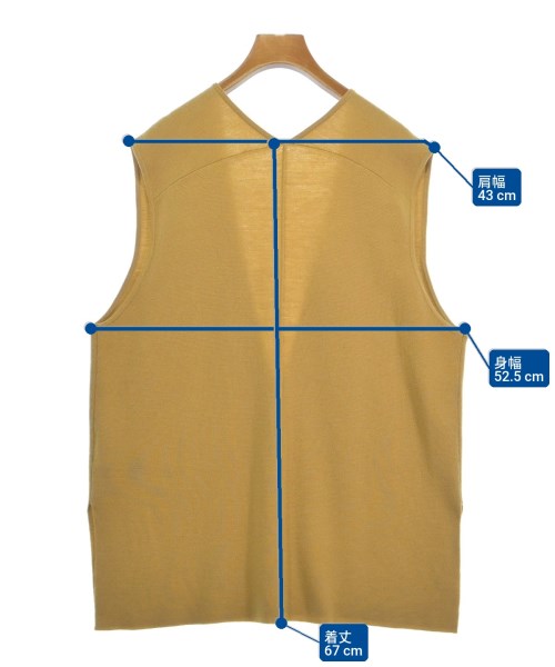 SLOBE IENA（スローブイエナ）ベスト 黄 サイズ:F レディース/2200630448069