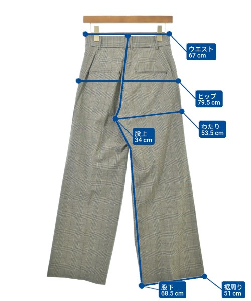 SLOBE IENA（スローブイエナ）スラックス グレー サイズ:36(S位) レディース/2200631105039