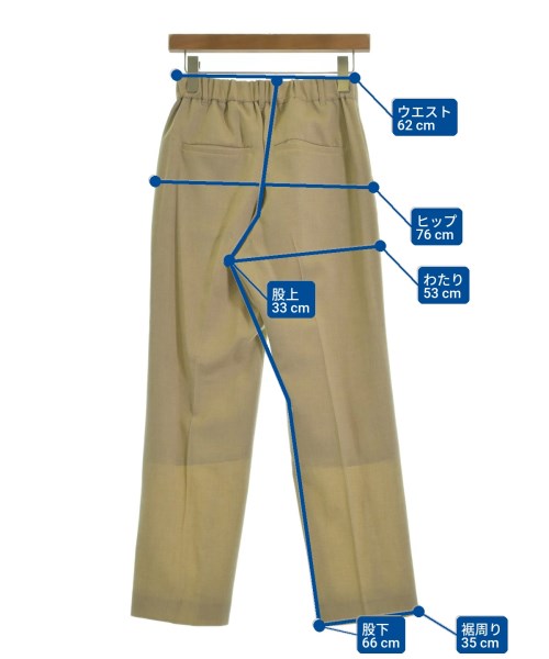 SLOBE IENA（スローブイエナ）スラックス ベージュ サイズ:36(S位) レディース/2200616892480