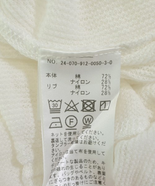 SLOBE IENA（スローブイエナ）Tシャツ・カットソー 白 サイズ:F レディース/2200618919048