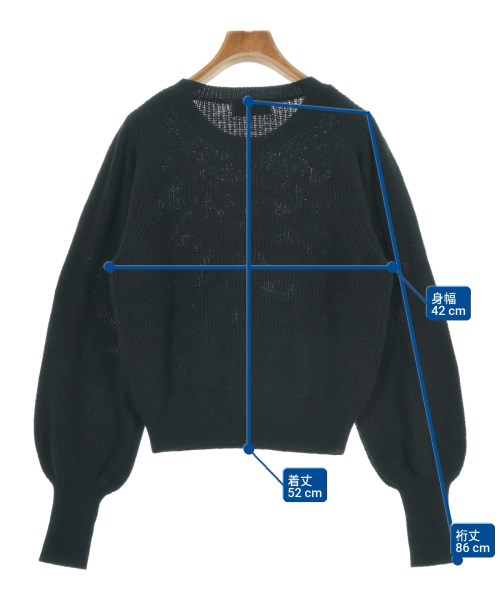 SLOBE IENA（スローブイエナ）ニット・セーター 黒 サイズ:F レディース/2200619463045