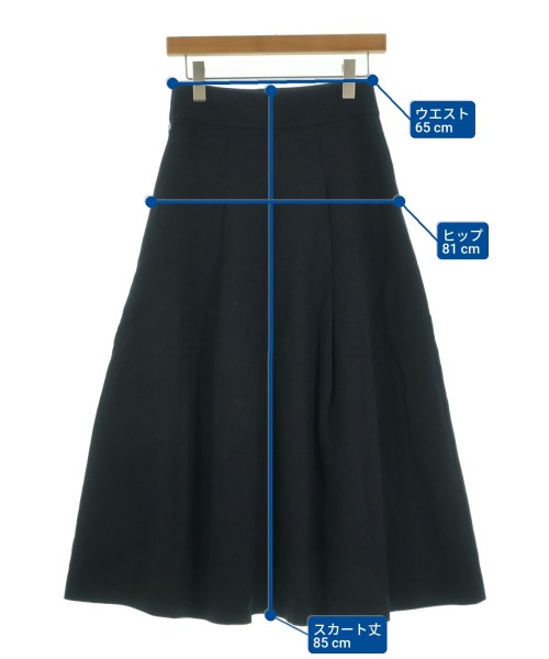 SLOBE IENA（スローブイエナ）ロング・マキシ丈スカート 紺 サイズ:36(S位) レディース/2200628727053