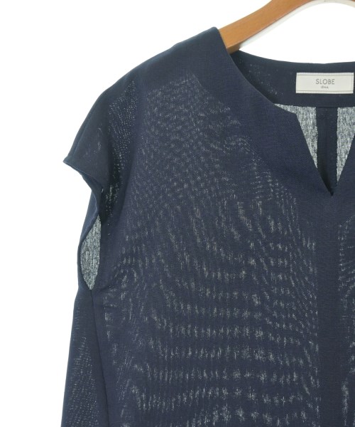 SLOBE IENA（スローブイエナ）カジュアルシャツ 紺 サイズ:38(M位) レディース/2200634447372