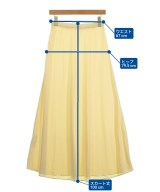 SLOBE IENA（スローブイエナ）ロング・マキシ丈スカート 黄 サイズ:40(M位) レディース/2200609887035