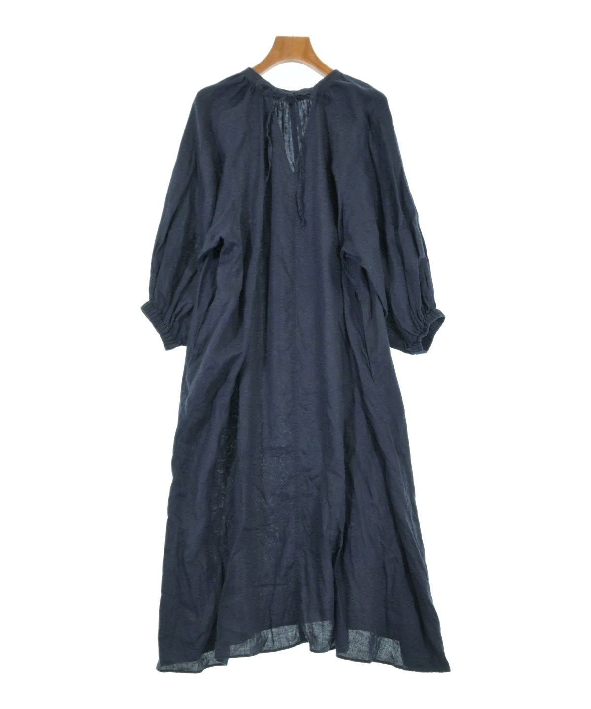 SLOBE IENA スローブイエナ ロープリーツ ワンピース ネイビー 紺 SLOBE IENA スローブイエナ ロープリーツ ワンピース ネイビー 紺