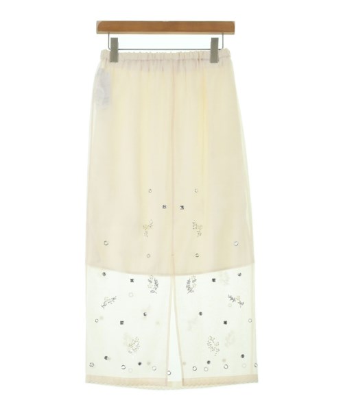 SLOBE IENA（スローブイエナ）ロング・マキシ丈スカート 白 サイズ:F レディース/2200605212107