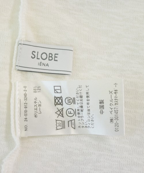 SLOBE IENA（スローブイエナ）Tシャツ・カットソー 白 サイズ:F レディース/2200606111157