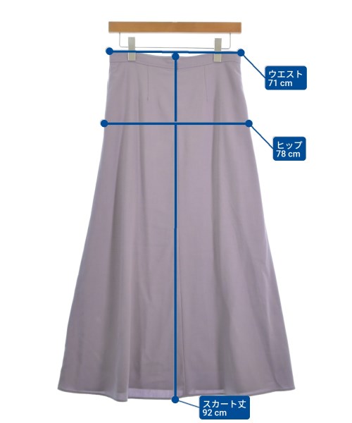 SLOBE IENA（スローブイエナ）ロング・マキシ丈スカート 紫 サイズ:40(M位) レディース/2200608276052