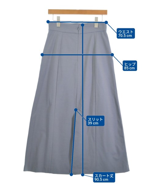 SLOBE IENA（スローブイエナ）ロング・マキシ丈スカート 青 サイズ:38(M位) レディース/2200608276069