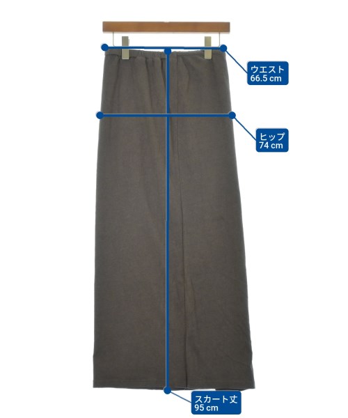 SLOBE IENA（スローブイエナ）ロング・マキシ丈スカート 茶 サイズ:-(M位) レディース/2200608781242