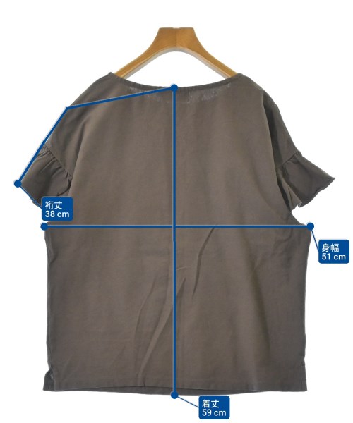 SLOBE IENA（スローブイエナ）Tシャツ・カットソー 茶 サイズ:-(M位) レディース/2200611729088