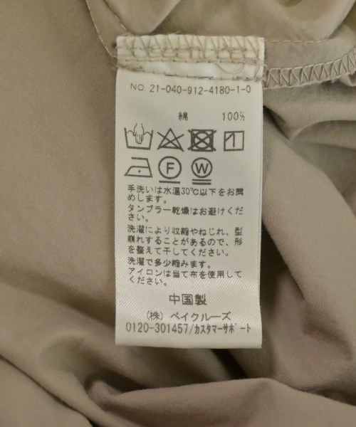 SLOBE IENA（スローブイエナ）ワンピース ベージュ サイズ:38(M位) レディース/2200607913064