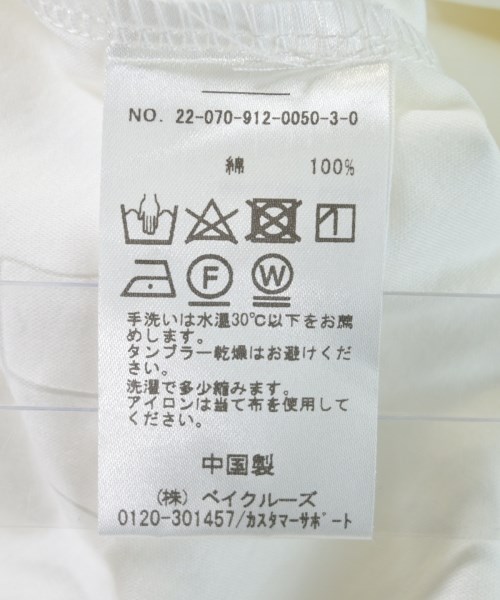 SLOBE IENA（スローブイエナ）Tシャツ・カットソー 白 サイズ:F レディース/2200613876063