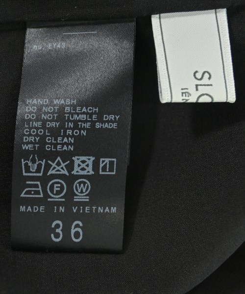 SLOBE IENA（スローブイエナ）ロング・マキシ丈スカート 黒 サイズ:36(S位) レディース/2200614046014