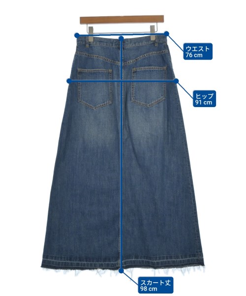 SLOBE IENA（スローブイエナ）ロング・マキシ丈スカート 青 サイズ:40(M位) レディース/2200615123059