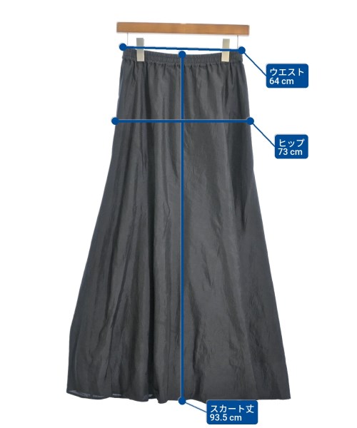 SLOBE IENA（スローブイエナ）ロング・マキシ丈スカート 黒 サイズ:F レディース/2200611085030