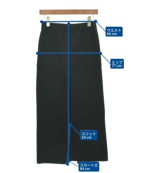 SLOBE IENA（スローブイエナ）ロング・マキシ丈スカート 黒 サイズ:38(M位) レディース/2200613486019
