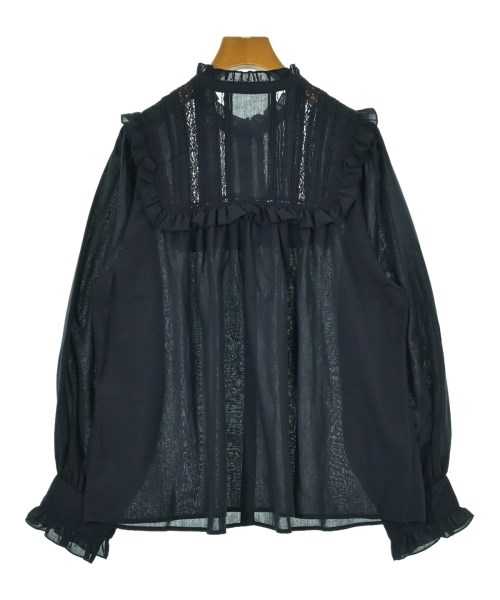 SLOBE IENA（スローブイエナ）ブラウス 紺 サイズ:F レディース/2200614209037