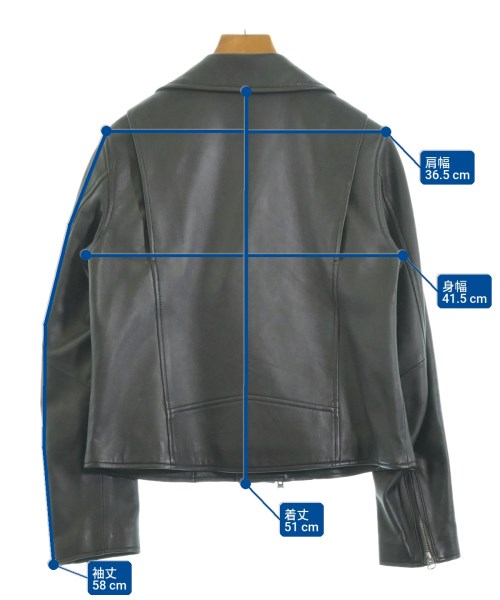 SLOBE IENA（スローブイエナ）ライダース 黒 サイズ:38(M位) レディース/2200618985012