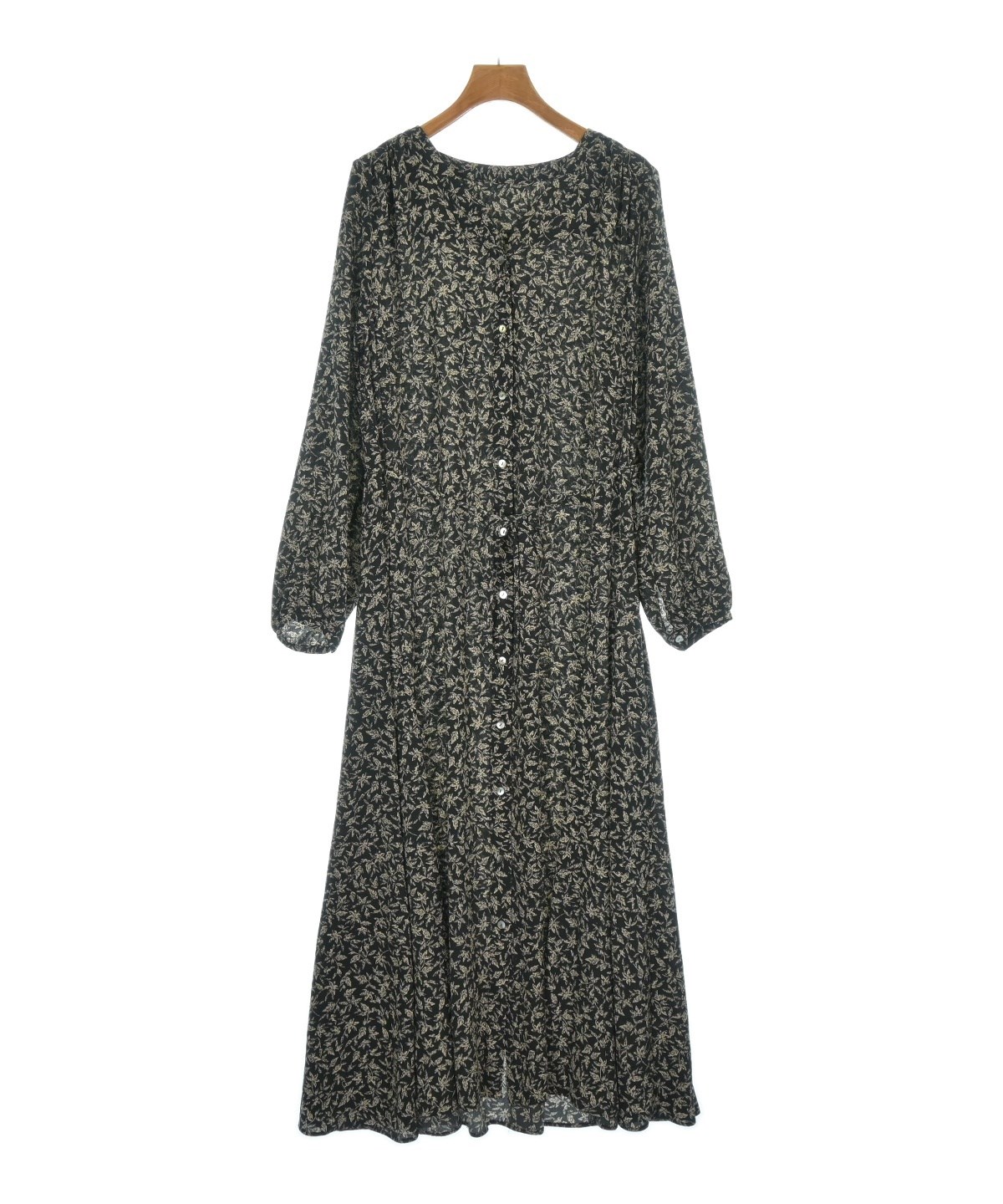 【k.yプロフィール読んで下さい！】新品タグ付 スローブイエナ ワンピース セール】ループツイードキーネックワンピース（ワンピース