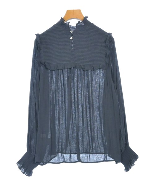 SLOBE IENA（スローブイエナ）ブラウス 紺 サイズ:F レディース/2200610926143