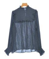 SLOBE IENA（スローブイエナ）ブラウス 紺 サイズ:F レディース/2200610926143