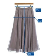 SLOBE IENA（スローブイエナ）ロング・マキシ丈スカート 紫 サイズ:38(M位) レディース/2200619327088