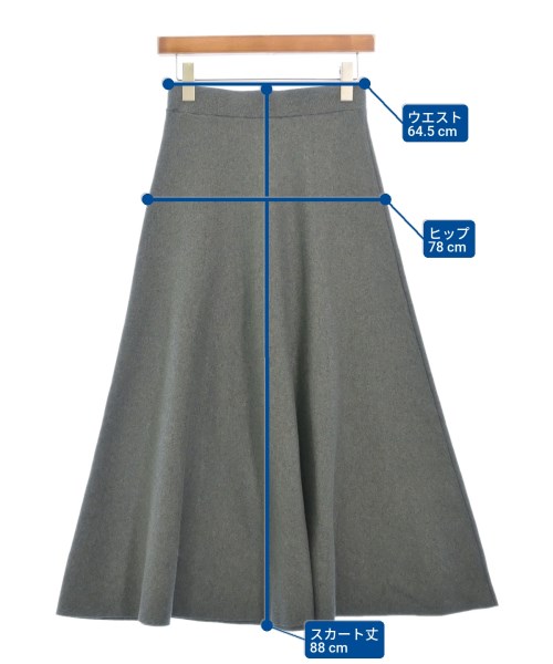 SLOBE IENA（スローブイエナ）ロング・マキシ丈スカート グレー サイズ:-(M位) レディース/2200616862049