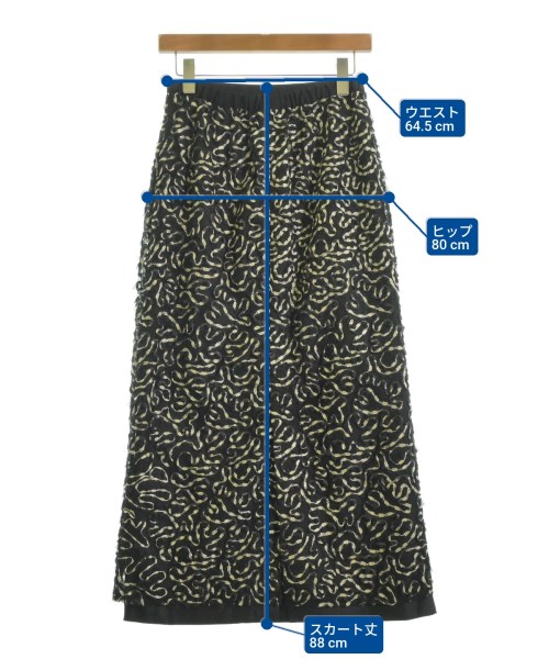 SLOBE IENA（スローブイエナ）ロング・マキシ丈スカート 黒 サイズ:-(M位) レディース/2200613132046