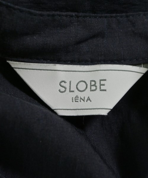 SLOBE IENA（スローブイエナ）ブラウス 紺 サイズ:F レディース/2200603176104