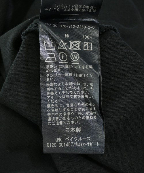 SLOBE IENA（スローブイエナ）Tシャツ・カットソー 黒 サイズ:F レディース/2200605975095