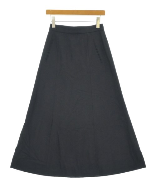 SLOBE IENA(スローブイエナ)ロング・マキシ丈スカート 紺 サイズ:38(M位)/2200670007066