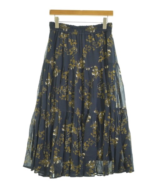 SLOBE IENA(スローブイエナ)ロング・マキシ丈スカート 紺 サイズ:-(M位)/2200669780086