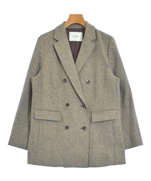 SLOBE IENA(スローブイエナ)テーラードジャケット 茶 サイズ:-(M位)/2200672539015