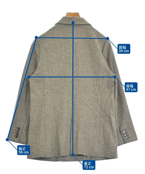 SLOBE IENA（スローブイエナ）テーラードジャケット 茶 サイズ:-(M位) レディース/2200672539015