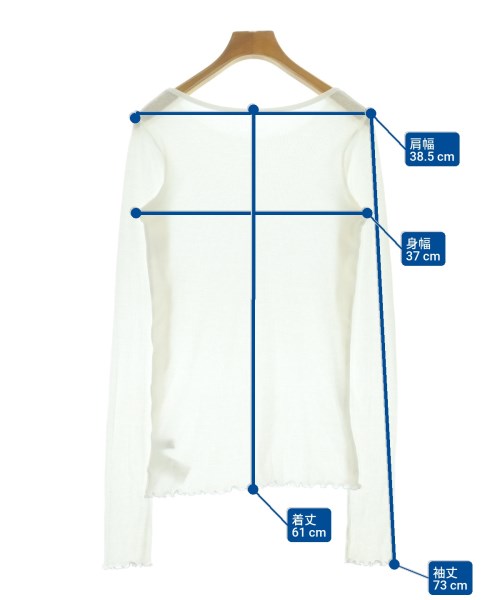 SLOBE IENA（スローブイエナ）Tシャツ・カットソー 白 サイズ:F レディース/2200670564170