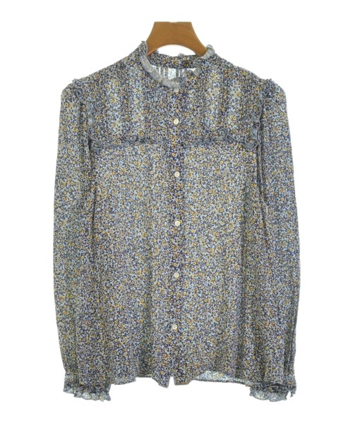 SLOBE IENA(スローブイエナ)ブラウス 青 サイズ:-(S位)/2200673478030