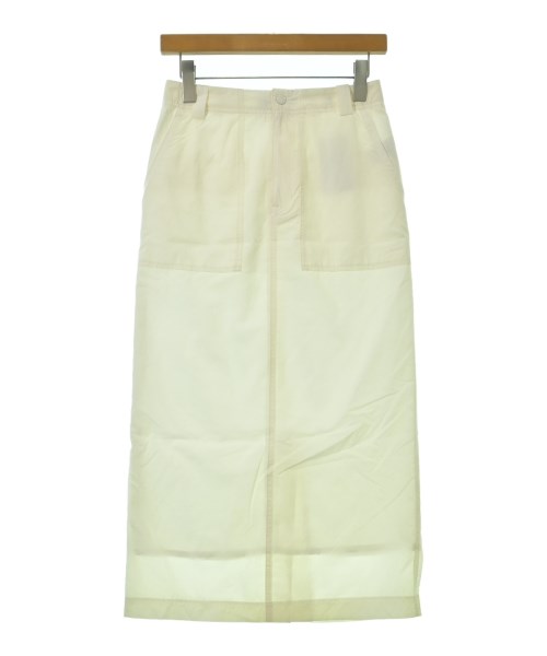 SLOBE IENA(スローブイエナ)ロング・マキシ丈スカート 白 サイズ:36(S位)/2200667819023