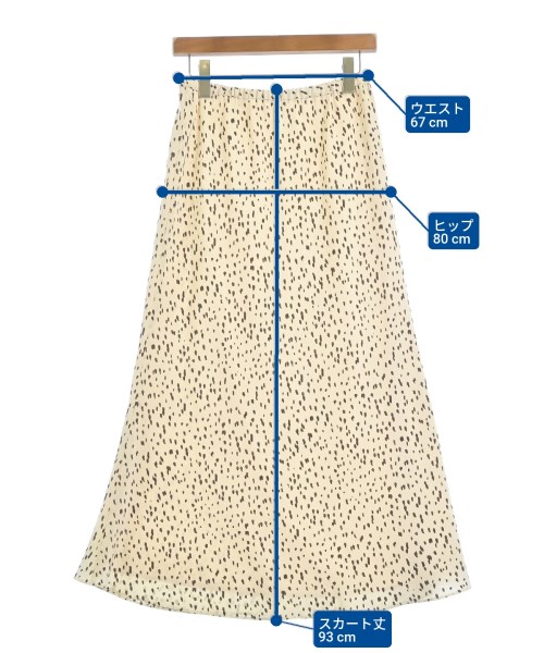 SLOBE IENA（スローブイエナ）ロング・マキシ丈スカート ベージュ サイズ:F レディース/2200674206021