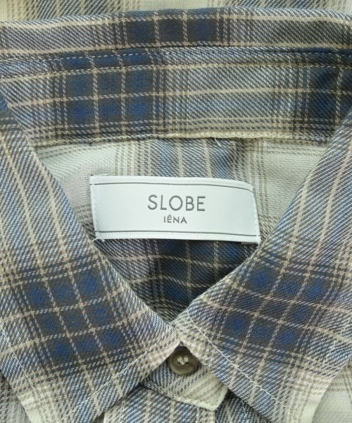 SLOBE IENA（スローブイエナ）カジュアルシャツ 紺 サイズ:F レディース/2200670660193