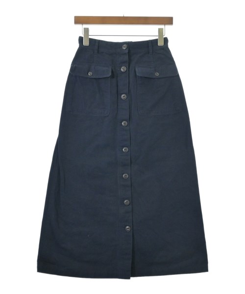 SLOBE IENA(スローブイエナ)ロング・マキシ丈スカート 紺 サイズ:36(S位)/2200670622054