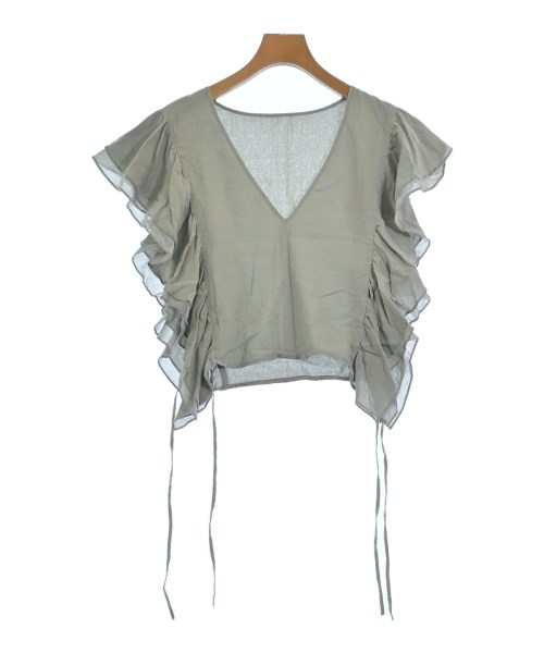 SLOBE IENA(スローブイエナ)ブラウス グレー サイズ:F/2200671691592