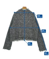 SLOBE IENA（スローブイエナ）ノーカラージャケット 紺 サイズ:F レディース/2200671693060