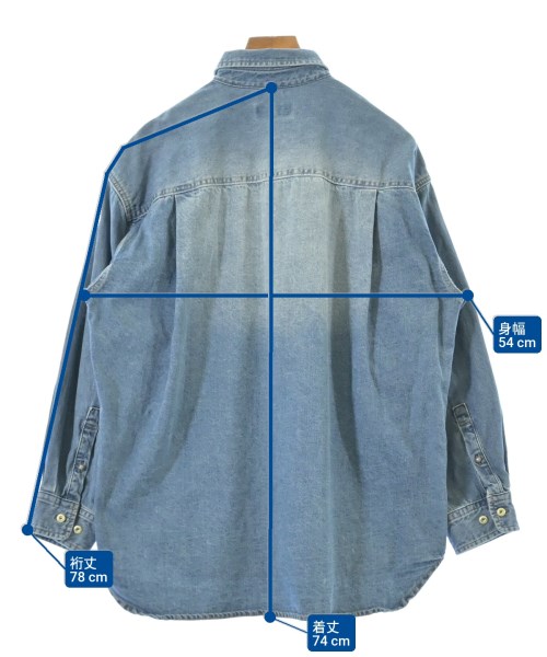 SLOBE IENA（スローブイエナ）カジュアルシャツ 青 サイズ:F レディース/2200672958120