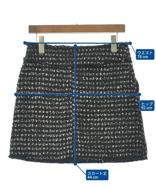 SLOBE IENA（スローブイエナ）ミニスカート 黒 サイズ:38(M位) レディース/2200671446062