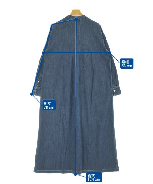 SLOBE IENA（スローブイエナ）シャツワンピース 紺 サイズ:F レディース/2200673111371