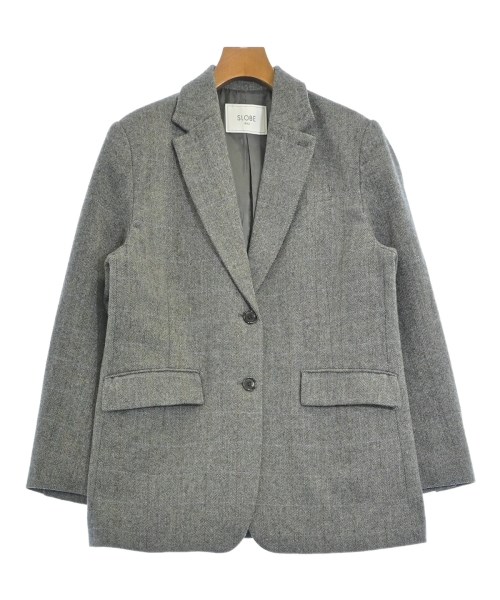SLOBE IENA(スローブイエナ)カジュアルジャケット グレー サイズ:F/2200676294033