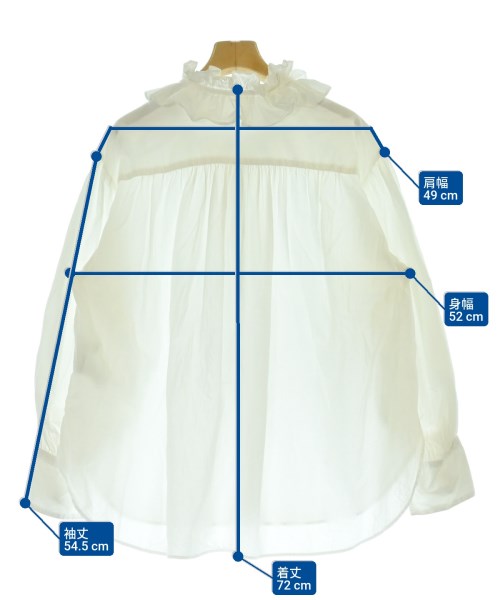 SLOBE IENA（スローブイエナ）カジュアルシャツ 白 サイズ:F レディース/2200676294071
